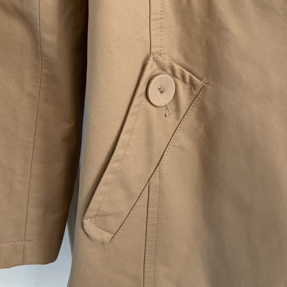 Ann Taylor Loft Women’s Trench Rain Coat Beige Size M Water resistant. Fall Coat - Picture 4 of 17